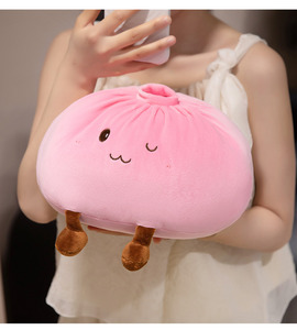 Coussin en peluche en coton PP en forme de chignon, idéal pour la décoration de canapé à la maison, pour enfants, garçons et filles, coussins de canapé doux en gros - Product Image 2