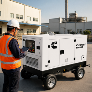 Generador Diésel Super Silencioso Cummins Weichai de 20kw 25kw, Generador Portátil de 20kva 25kva, Grupo Electrógeno - Product Image 1