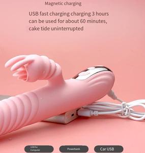 Vibradores 3 en 1 con Estimulación del Punto G para Mujeres, Juguetes Sexuales con Cabezal Oscilante y Calentamiento, Dildo de Silicona Seguro para Mujeres, Juguetes para Adultos - Product Image 4