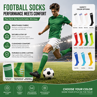 Chaussettes de football professionnelles mi-hautes respirantes, anti-humidité et rembourrées pour hommes, chaussettes de sport athlétiques pour équipes