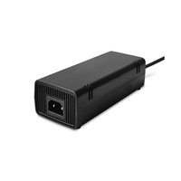 Adaptateur secteur universel en plastique avec prise US/EU pour console Xbox 360E, sortie 12V, noir, protection stable et sûre