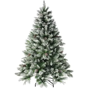 Изготовленный на заказ, защищают от снега, для катания на стекались зеленый лес ель Рождественская елка arbol с утолщённой меховой опушкой, Хороший искусственная Рождественская елка Oval