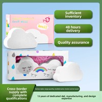 Bombe de bain effervescente nuage dégradé de couleurs |   Coffret Cadeau Coloré de Sels de Mer Effervescents Sans Cruauté Animale pour le Bien-être Personnel et les Cadeaux