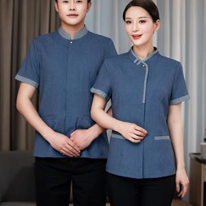 Uniforme <span class=keywords><strong>de</strong></span> travail <span class=keywords><strong>de</strong></span> <span class=keywords><strong>nettoyage</strong></span> pour femmes au design classique 2 bar Meilleur prix bon marché pour <span class=keywords><strong>femme</strong></span> <span class=keywords><strong>de</strong></span> ménage - Product Image 3