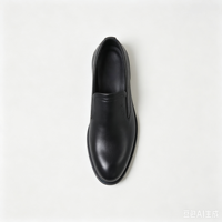 Nouveaux Mocassins en Cuir Véritable pour Hommes, Style Britannique, Chaussures Formelles et Décontractées à Enfiler