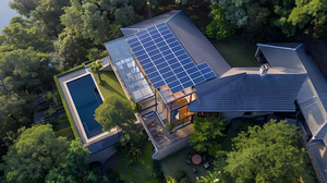 <span class=keywords><strong>Chauffe</strong></span>-<span class=keywords><strong>eau</strong></span> solaire à faible consommation d'énergie, à entraînement direct par panneaux photovoltaïques, certifié vert, préféré pour les foyers - Product Image 3