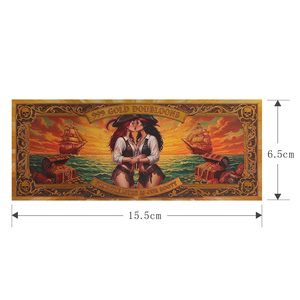<span class=keywords><strong>Cartes</strong></span> <span class=keywords><strong>de</strong></span> collection en gros, étanches, en plastique, avec motifs <span class=keywords><strong>de</strong></span> pirates, <span class=keywords><strong>de</strong></span> belles femmes d'anime, <span class=keywords><strong>cartes</strong></span> à feuille d'or et billets <span class=keywords><strong>de</strong></span> <span class=keywords><strong>banque</strong></span> dorés pour collection et cadeaux - Product Image 3