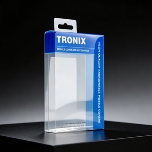 Caja Plegable de Plástico PVC Transparente Impresa Personalizada para Electrónica de Consumo, Empaque Transparente de APET PP para Fundas de Teléfono y Cables USB - Product Image 5