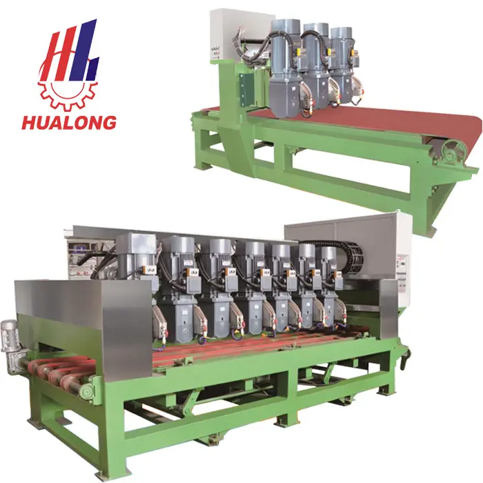 HUALONG Machinery Granite Marble cut to size processing Line Stone Slab Cutting Machine multi blade Cross Cutters cut Saw