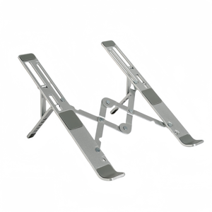 Nouveau support pour ordinateur portable en aluminium, support pliable en métal, angle de vision réglable, support de rangement créatif rétractable - Product Image 1