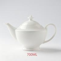 Théière en Porcelaine Fine (Bone China) Style Rétro Européen Britannique Qian Hu, Motif Floral, Bord Doré Véritable, Personnalisée en Usine, pour le Thé de l'Après-midi, Collection 2026