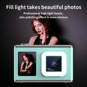 Appareil photo numérique CCD pour enfants, nouveau design, double objectif, écran couleur TFT 2,4'', capture vidéo et photo, double affichage pour étudiants - Product Image 3