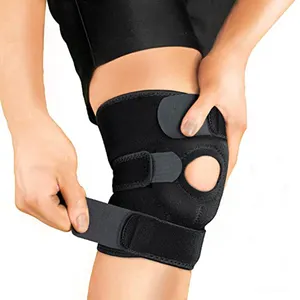 Ayarlanabilir sıkıştırma diz pedleri Patellar Tendon destek dizlik erkekler kadınlar için