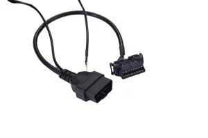 Подгонянный соединительный кабель OBD 2 male to Kia для корейского автомобильного диагностического кабеля