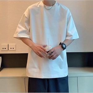 Camiseta Deportiva de Manga Corta para Hombre, Estilo Jersey, Cuello Redondo, Estampado, Ajuste Holgado, Antibolitas, Combinable con Todo, Moderna, Lisa - Product Image 3