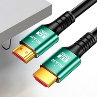 Personnalisé en usine pour câble HDMI Version 2.1 8K/60Hz 4K 120HZ décodeur TV moniteur d'ordinateur câble vidéo de Projection pour les jeux
