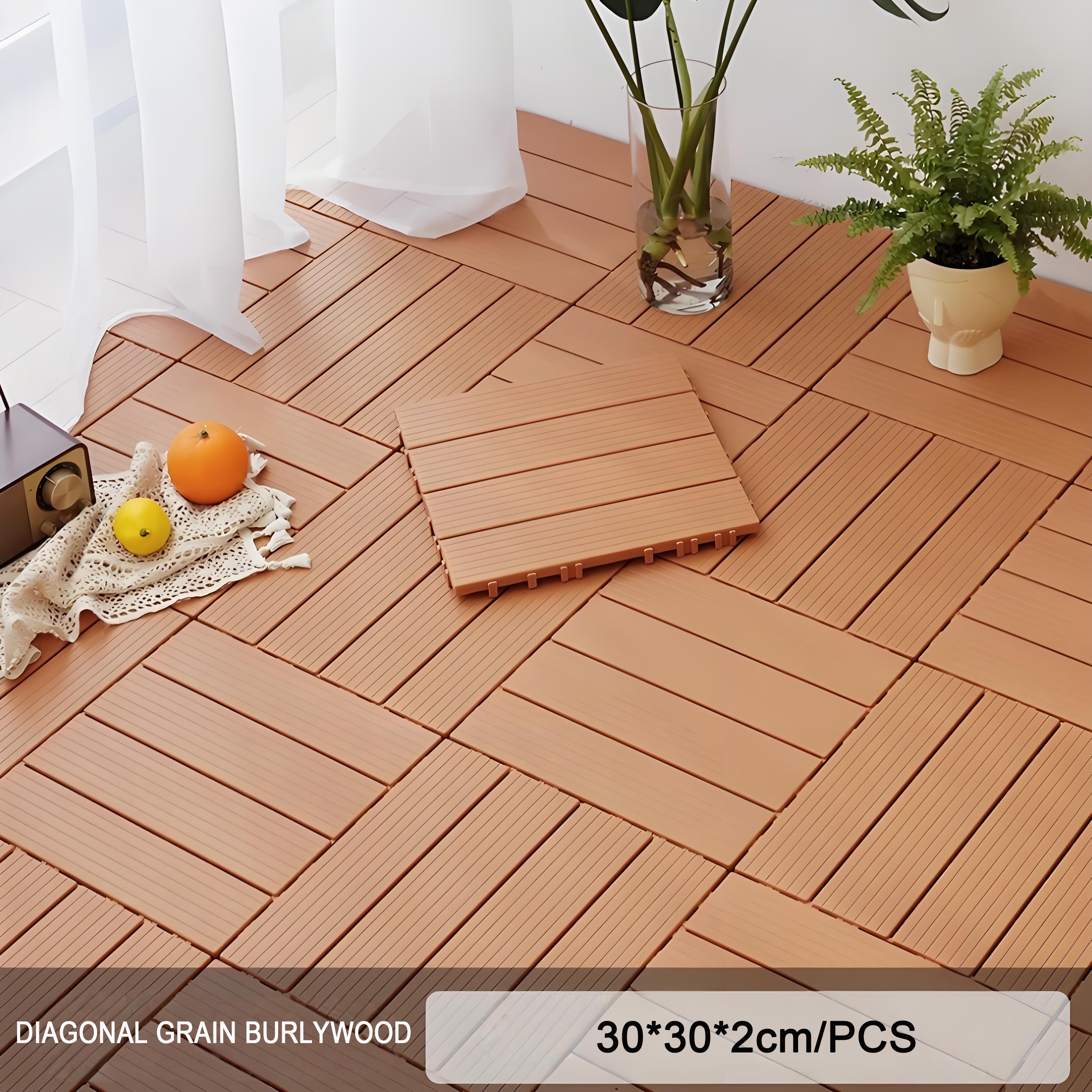 ลายไม้แนวทแยงสีเบิร์ลวูด