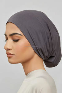 Hot Selling Costom Undercaps Wholesale <strong>Hijab</strong> <strong>Undercap</strong> with Grips Inside Matching Muslim Plain <strong>Hijab</strong> Australia - Product Image 3
