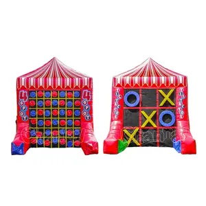 Inflatable 4 Tại Chỗ và Tic Tac Toe 2 Bên Trò Chơi Bơm Hơi Carnival Đảng Thời Gian Vui Vẻ