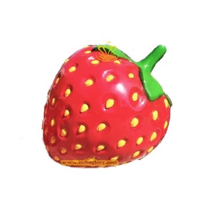Grand Extérieur <span class=keywords><strong>Ferme</strong></span> & Jardin Résine Artisanat Décoration Intérieur Bois Noël & Halloween Art Sculpture Modèle Fraise Figure - Product Image 1