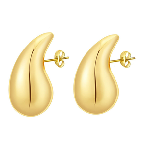 EW-pendientes de gota de agua hipoalergénicos, <span class=keywords><strong>2023</strong></span> de acero inoxidable, a prueba de agua - Product Image 1