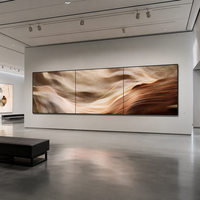 Layar Video Wall Digital Signage LCD Indoor 55/46 Inci Paling Populer dengan Resolusi 1920x1080 Garansi 5 Tahun Warna Putih Krem
