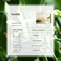 Approvisionnement direct de l'origine, huiles brutes organiques à l'odeur douce pour l'aromathérapie, les soins de la peau, huile essentielle de vanille supercritique CO2