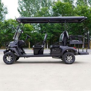 Custom logo <strong>High</strong> Climbing Ability 4 Wheel 6 Seats Electric Golf <strong>Car</strong> Entertainment Golf Buggy Cart With Off-road Tire - Product Image 4