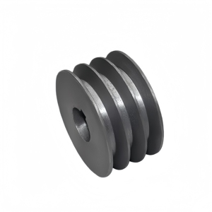 3-Rillen A-Typ Riemenscheibe aus Gusseisen, Dreieckige Riemenscheibe für Getriebemotoren, Spezielle Massive Flachriemenscheibe - Product Image 3