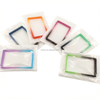 Étuis de protection pour passeport et cartes de crédit en TPU holographique multicolore avec blocage RFID, 35pt, style tendance, souples et flexibles, sans fermeture