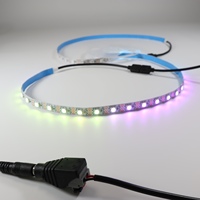 1M/2M/3M/5M 3-Pin 5V 60LEDs/m SMD5050 WS2812B ARGB Rêve Couleur Led Bande Flexible pour Ordinateur Cas IP20/IP65 étanche