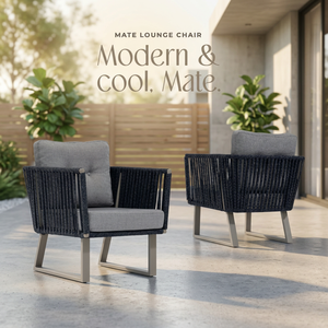 Sillón Moderno para Exteriores, de Tela, con un Solo Asiento, Tejido con Cuerda, para Patio o Jardín - Product Image 2