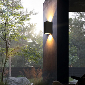 Applique murale LED extérieure double tête, étanche, pour cour, balcon, extérieur - Product Image 5
