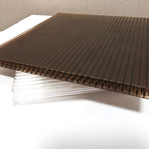 แผ่นโพลีคาร์บอเนตแผงรังผึ้งโพลีคาร์บอเนตกลวงสำหรับเรือนกระจกได้รับการรับรอง <span class=keywords><strong>ISO</strong></span> - Product Image 4