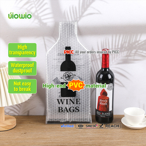 UIOWIO Customized Leak-Proof Travel Wine Bag PVC Bubble for Red Wine Gift <strong>Packaging</strong> Manufacturer's <strong>Packaging</strong> <strong>Printing</strong> - Product Image 1