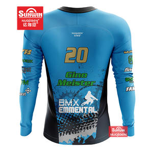 <span class=keywords><strong>Maglia</strong></span> da <span class=keywords><strong>ciclismo</strong></span> in discesa con sublimazione in poliestere su misura a <span class=keywords><strong>manica</strong></span> <span class=keywords><strong>lunga</strong></span> squadra Mountain Bike moto - Product Image 4