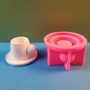 แม่พิมพ์ซิลิโคนรูปทรงเพชร Kingnoo ทำมือ เป็นมิตรกับสิ่งแวดล้อม สำหรับทำเค้ก งานศิลปะ ของตกแต่งสไตล์ PC Ins ของประดับตกแต่ง เชิงเทียน - Product Image 1