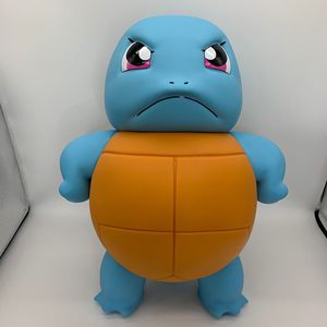 40cm Kawaii Anime <span class=keywords><strong>Pok</strong></span>é-mon Squirtle PVC Action Figure Bonne Qualité Cartoon Figurine Militaire Statue Enfants Jouets Poupée Cadeaux Garçons - Product Image 3