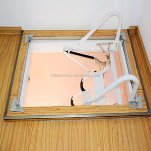 Échelle de grenier télescopique manuelle moderne non électrique avec capacité de charge de 300 kg et hauteur extensible de 10 pieds - Product Image 6