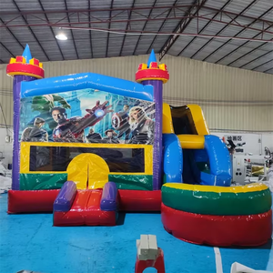 Castillo Inflable Comercial de PVC, Capacidad de 300 kg, para 3-5 Personas, con Malla, Diversión para Niños y Adultos, para Fiestas en el Patio Trasero, Venta al Por Mayor - Product Image 4