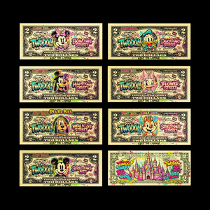 Billet de banque Anime 2026 America 8 modèles plaqué or 24 carats pour cadeaux - Product Image 1