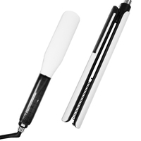 Salon professionnel 2 en 1 boucles droites Smart céramique chauffage vapeur sèche-cheveux et fer plat lisseur ensemble