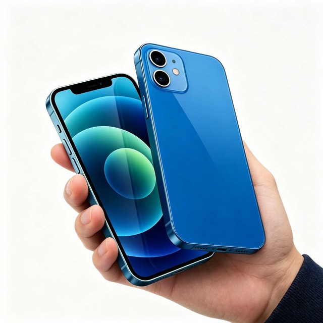 Original Phone 12 6.1 Inch 4GB+128GB 5G Smartphone 12MP HD Camera Dual Card 5G Beauty Camera Unlocked Cellphone