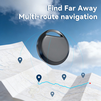 Google Find Hub, traceur Bluetooth certifié MFi, porte-clés Air Tag, localisateur d'objets, compatible iOS et Android, batterie remplaçable