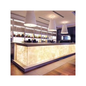 백색 가짜 설화 석판 대리석 돌 수지 장 인공적인 오닉스 패널 - Product Image 1