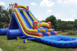 Tobogán de Agua Inflable Personalizado de Fábrica para Fiestas Infantiles, Castillo Inflable para Patio Trasero, Brincolín con Piscina - Product Image 6