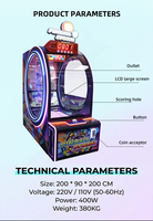 FUNSPACE Pinball Storm Next Gen Drop Ball Lottery Arcade Machine Cool Design Plastic Metal Redemption Game Machine