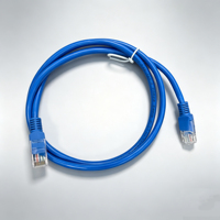 Câble Réseau Cat5e UTP de Qualité Supérieure 1,5 m, Cordon de Communication RJ45 Ethernet Rapide pour Bureaux Commerciaux, Caméras de Surveillance et Routeurs