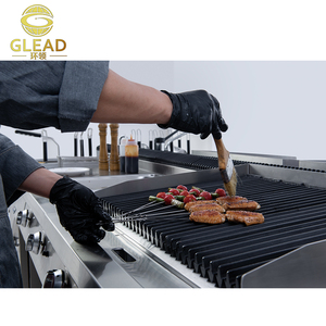 Cuisinière à gaz électrique à 6 brûleurs avec four Machines de cuisine en acier inoxydable Équipement de restaurants - Product Image 6