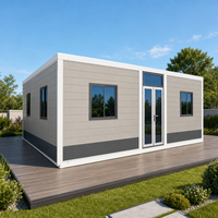 Maison préfabriquée extensible avec cadre en alliage, 20 pieds ou 40 pieds, avec cuisine, à vendre – Habitation préfabriquée portable, Casa Portable